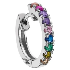 LOTUS Silver Creolen 925 Silber mehrfarbig Zirkonia IT Girl JLP1993-4-1