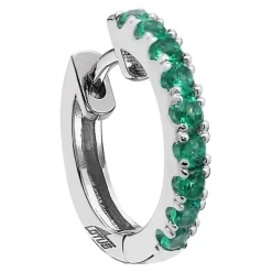 LOTUS Silver Creolen 925 Silber grün Zirkonia Lotus Silver IT Girl JLP1993-4-2