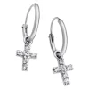 LOTUS Silver Creolen Kreuz 925 Silber LP1243-4/1 Zirkonia Trendy JLP1243-4-1