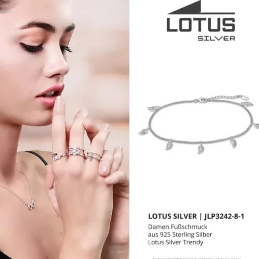 LOTUS Silver Federn 925 Silber Lotus Silver Trendy JLP3242-8-1