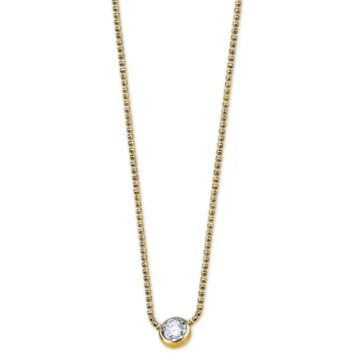 LOTUS Silver Halskette 925 Silber LP1272-1/6 gold Zirkonia Pure JLP1272-1-6
