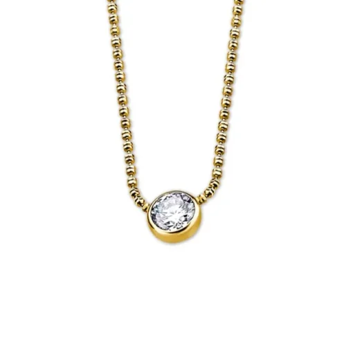 LOTUS Silver Halskette 925 Silber LP1272-1/6 gold Zirkonia Pure JLP1272-1-6