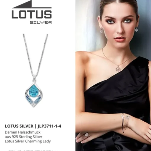 LOTUS Silver Halskette 925 Silber Lotus Silver Charming Lady JLP3711-1-4