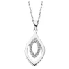 LOTUS Silver Halskette Blatt 925 Silber LP1836-1/1 Zirkonia JLP1836-1-1