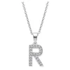 LOTUS Silver Halskette Buchstabe R 925 Silber LP1958-1/R Zirkonia JLP1958-1-R