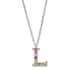 LOTUS Silver Halskette Buchstabe L Lotus Silver Pure Essential JLP3426-1-L