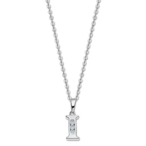 LOTUS Silver Halskette Buchstabe I 925 Silber Lotus Silver Trendy JLP3054-1-I