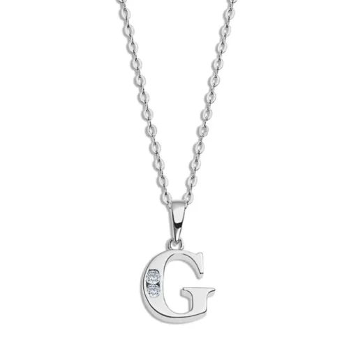 LOTUS Silver Halskette Buchstabe G 925 Silber Lotus Silver Trendy JLP3054-1-G