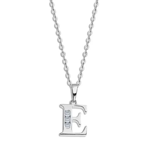LOTUS Silver Halskette Buchstabe E 925 Silber Lotus Silver Trendy JLP3054-1-E