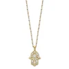 LOTUS Silver Halskette Hand der Fatima 925 Silber gold weiß Mystic JLP1989-1-2