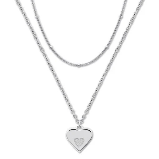 LOTUS Silver Halskette Herz 925 Silber Lotus Silver Moments JLP3604-1-1