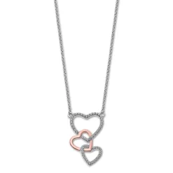 LOTUS Silver Halskette Herz 925 Silber rosegold Charming Lady JLP1817-1-2