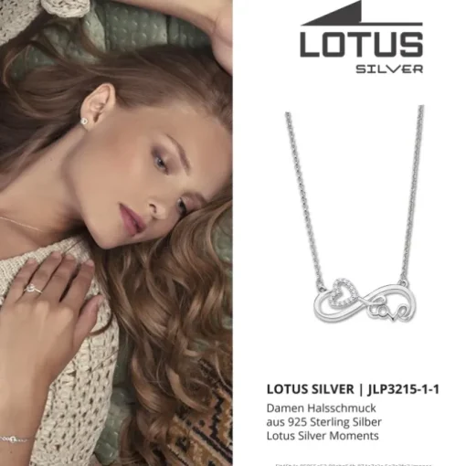 LOTUS Silver Halskette Herz Love 925 Silber Lotus Silver Moments JLP3215-1-1