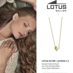 LOTUS Silver Halskette Herz 925 Silber Lotus Silver Moments JLP3534-1-2
