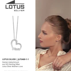 LOTUS Silver Halskette Herz 925 Silber Lotus Silver Mothers Love JLP3460-1-1