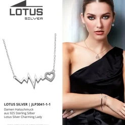 LOTUS Silver Halskette Herz 925 Silber Lotus Silver Charming Lady JLP3041-1-1