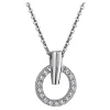 LOTUS Silver Halskette Kreis 925 Silber LP1523-1/1 Zirkonia weiß JLP1523-1-1