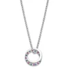 LOTUS Silver Halskette Kreis 925 Silber mehrfarbig Zirkonia IT Girl JLP1990-1-2