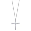 LOTUS Silver Halskette Kreuz 925 Silber weiß Zirkonia Pure Essential JLP3067-1-1