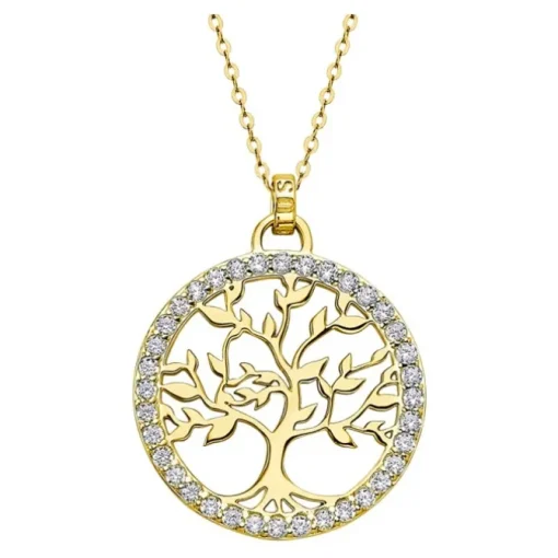 LOTUS Silver Halskette Lebensbaum SILBER LP1746-1/2 gold Zirkonia JLP1746-1-2