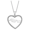 LOTUS Silver Halskette Mama Herz 925 Silber LP1813-1/1 weiß Zirkonia JLP1813-1-1