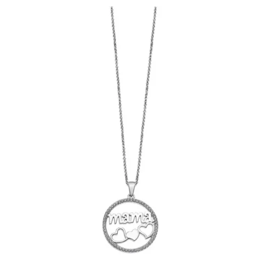 LOTUS Silver Halskette Mama Herzen 925 Silber LP1809-1/1 Zirkonia JLP1809-1-1