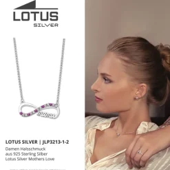 LOTUS Silver Halskette Mama 925 Silber Lotus Silver Mothers Love JLP3213-1-2