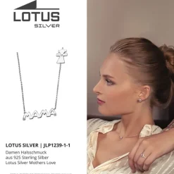 LOTUS Silver Halskette Mama Girl 925 Silber LP1239-1/1 Zirkonia JLP1239-1-1