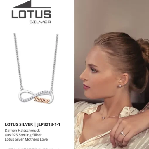 LOTUS Silver Halskette Mama 925 Silber Lotus Silver Mothers Love JLP3213-1-1