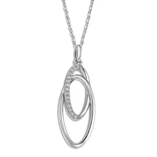 LOTUS Silver Halskette Oval 925 Silber Lotus Silver IT Girl JLP3489-1-1