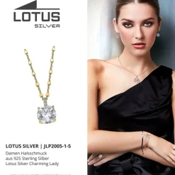 LOTUS Silver Halskette Rund 925 Silber LP2005-1/5 Zirkonias JLP2005-1-5