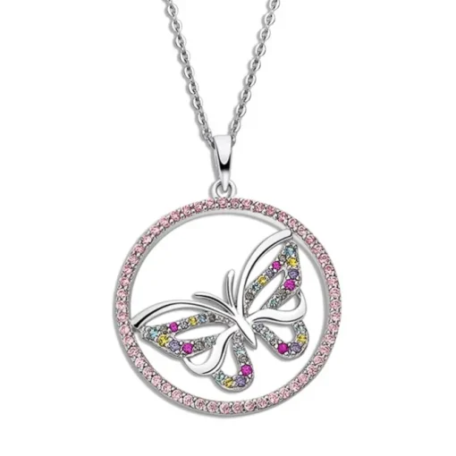 LOTUS Silver Halskette Schmetterling 925 Silber CZ Pure Essential JLP3075-1-2