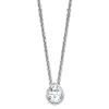 LOTUS Silver Halskette Tropfen 925 Silber Zirkonia Pure Essential JLP3079-1-1