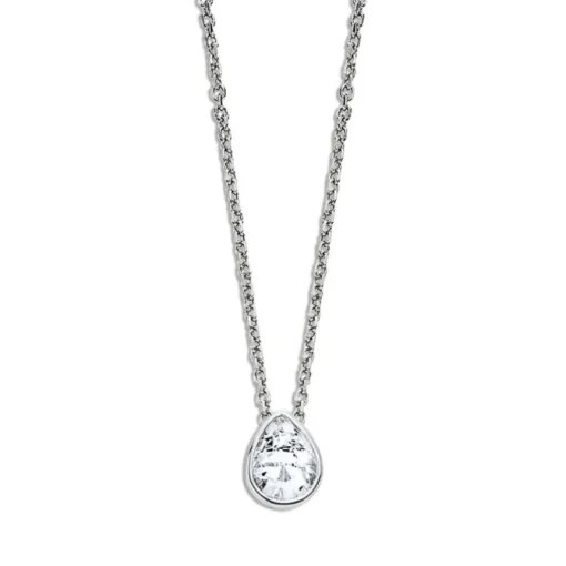 LOTUS Silver Halskette Tropfen 925 Silber Zirkonia Pure Essential JLP3079-1-1