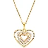 LOTUS Silver Halskette Zirkonia Herz 925 Silber Lotus Silver Moments JLP3143-1-2