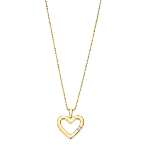 LOTUS Silver Halskette Zirkonia Herz Gold 925 Silber Moments JLP3217-1-2
