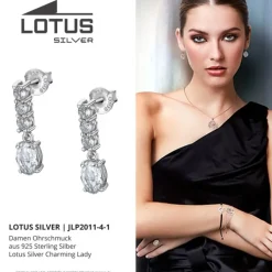 LOTUS Silver Ohrhänger Glamour SILBER LP2011-4/1 Zirkonias JLP2011-4-1