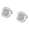 LOTUS Silver Ohrstecker Circle 925 Silber LP1252-4/1 weiß Zirkonia JLP1252-4-1