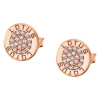 LOTUS Silver Ohrstecker Circle 925 Silber LP1252-4/3 rose Zirkonia JLP1252-4-3