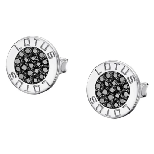 LOTUS Silver Ohrstecker Circle 925 Silber LP1252-4/4 Zirkonia Trendy JLP1252-4-4