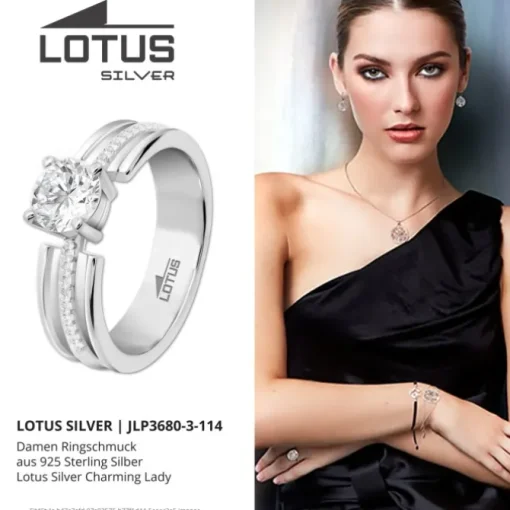 LOTUS Silver Ring 925 Silber Lotus Silver Charming Lady JLP3680-3-114