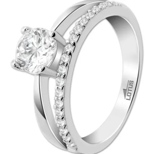 LOTUS Silver Ring Zirkoniastein 925 Silber Lotus Silver Trendy JLP3741-3-114