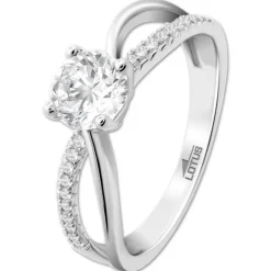 LOTUS Silver Ring Zirkoniastein 925 Silber Lotus Silver Trendy JLP3742-3-114