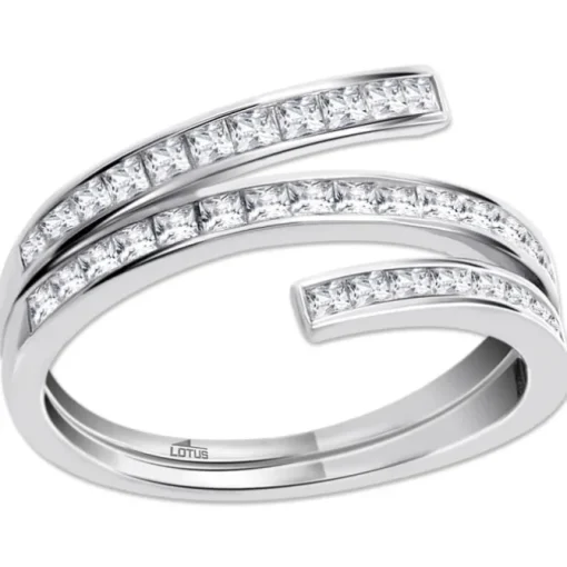 LOTUS Silver Ring Zirkoniastein 925 Silber Lotus Silver Trendy JLP3731-3-112