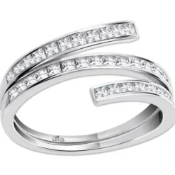 LOTUS Silver Ring Zirkoniastein 925 Silber Lotus Silver Trendy JLP3731-3-118