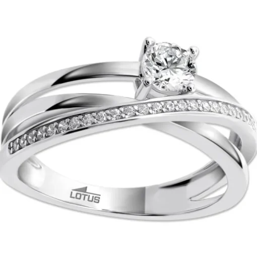 LOTUS Silver Ring Zirkoniastein 925 Silber Lotus Silver Trendy JLP3732-3-118