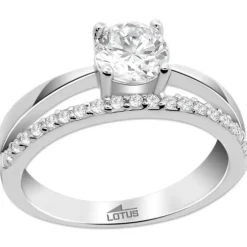 LOTUS Silver Ring Zirkoniastein 925 Silber Lotus Silver Trendy JLP3741-3-118