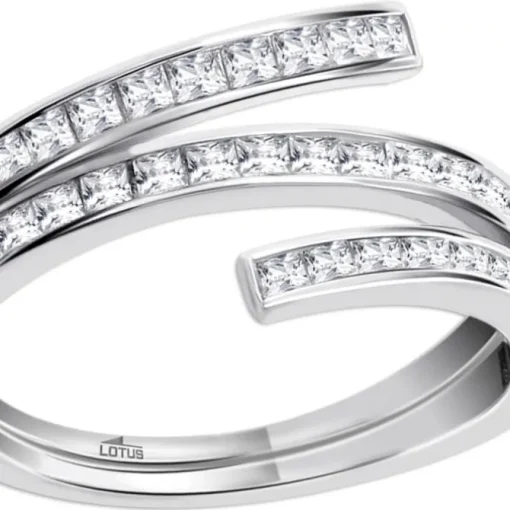 LOTUS Silver Ring Zirkoniastein 925 Silber Lotus Silver Trendy JLP3731-3-112