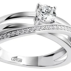 LOTUS Silver Ring Zirkoniastein 925 Silber Lotus Silver Trendy JLP3732-3-114