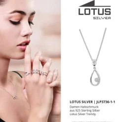 LOTUS Silver Zirkoniastein 925 Silber Lotus Silver Trendy JLP3736-1-1